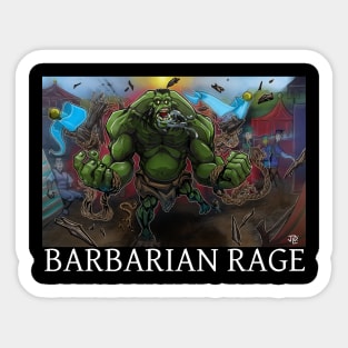 Caverns & Creatures: Barbarian Rage Sticker